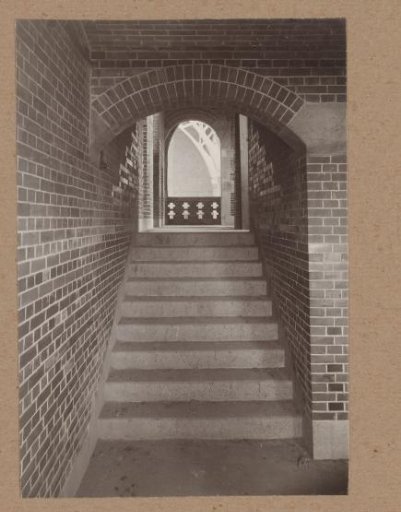 Staircase in the Stock Exchange of Berlage in Amsterdam