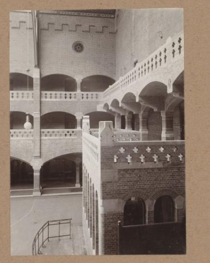 Goods Exchange Hall in the Stock Exchange of Berlage in Amsterdam