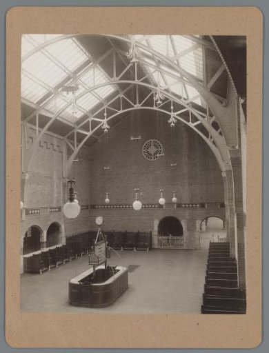 Stock exchange hall of the Beurs van Berlage, Amsterdam