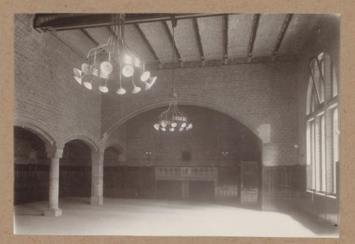 Interior of the hall of the Trade Register in the Berlage Stock Exchange, Amsterdam