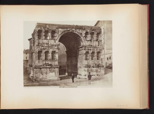 Arch of Janus in Rome, Italy