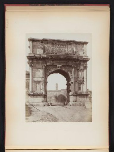 Arch of Titus in Rome, Italy