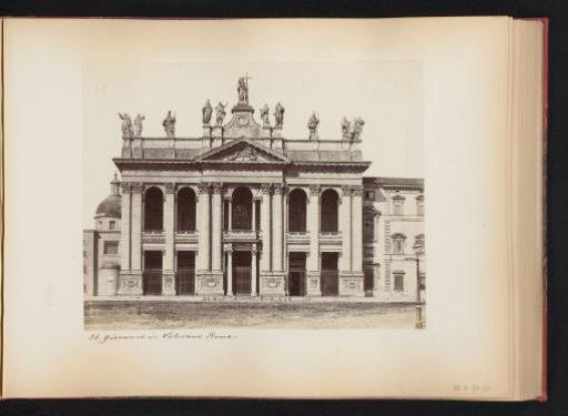 Facade of St. John Lateran in Rome, Italy