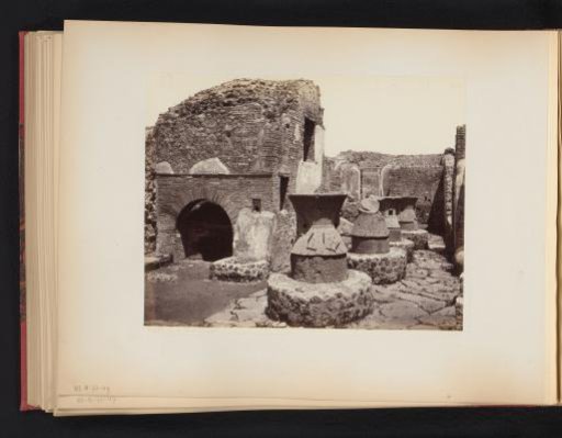 Ruin of a bakery at Pompeii