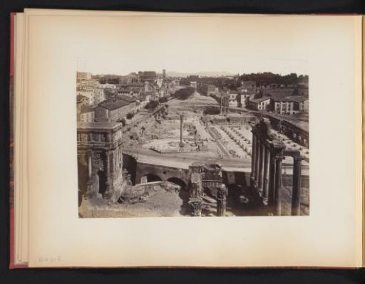 View of the Roman Forum in Rome, Italy