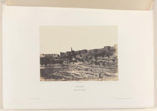 Basin of Birket-es-Soultan outside the old city wall of Jerusalem