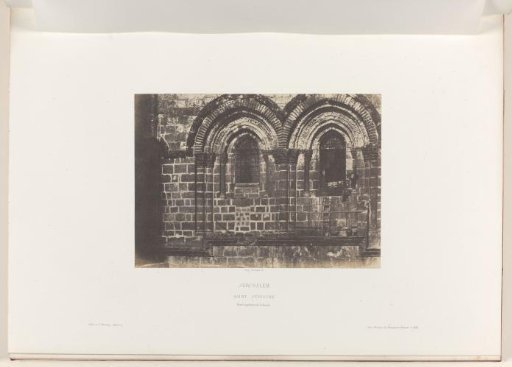 Detail of the Facade of the Church of the Holy Sepulchre, Jerusalem