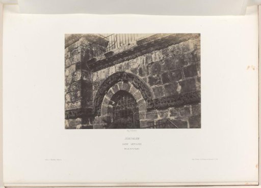 Detail of a window of the Church of the Holy Sepulchre, Jerusalem