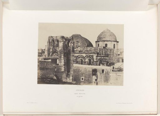 View of the Church of the Holy Sepulchre in Jerusalem