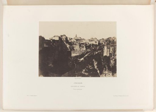 Enclosure of the temple of Jerusalem and the old cleansing pool for sacrificial animals