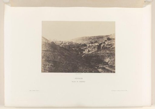 View of the valley of Jehoshaphat, near Jerusalem
