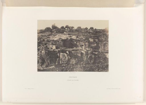 View of Siloam, near Jerusalem