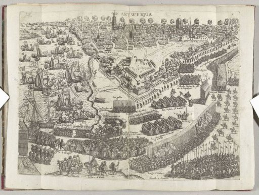 Arrival of the Duke of Anjou in Antwerp and reception by the Prince of Orange, 1582