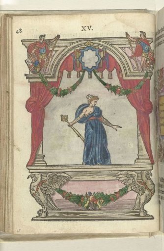 Stage with the personification of Providence (Providentia), 1578