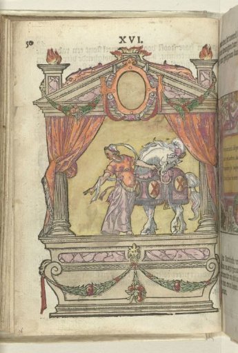 Stage with the personification of Perseverance (Perseverantia), 1578