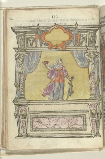 Stage with personification of Reason, 1578