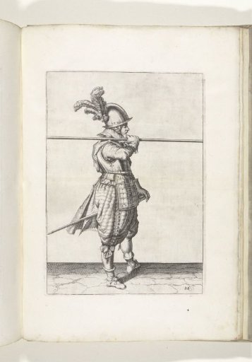 Soldier carrying his pike horizontally on his right shoulder (no. 26), ca. 1600