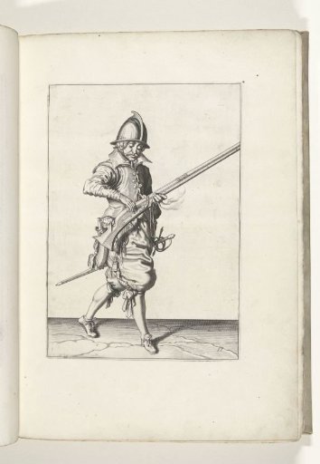 Soldier closing the pan of his musket (no. 17), ca. 1600