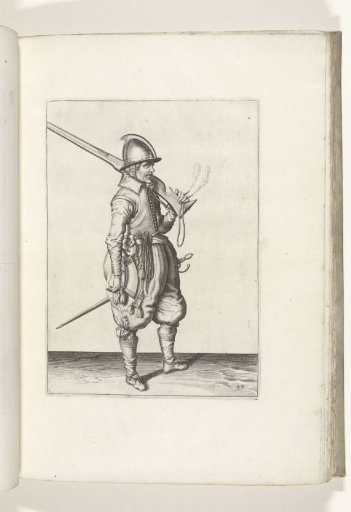 Soldier carrying his musket on his shoulder (no. 33), ca. 1600