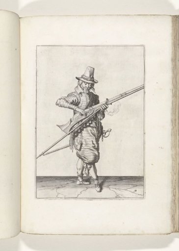 Soldier closing the pan of his musket (no. 18), ca. 1600
