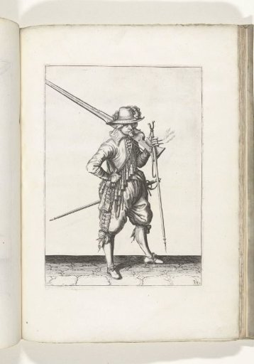 Soldier carrying his musket on his shoulder (no. 34), ca. 1600