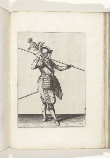 Soldier carrying his pike almost horizontally above his right shoulder (no. 9), ca. 1600