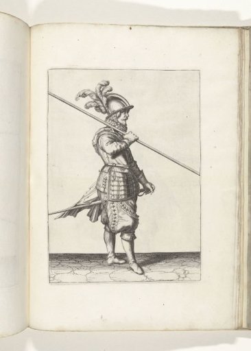 Soldier carrying his pike on his right shoulder, the point angled toward the ground (no. 11), ca. 1600