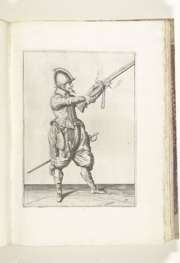 Soldier raising the musket with both hands (no. 10), ca. 1600