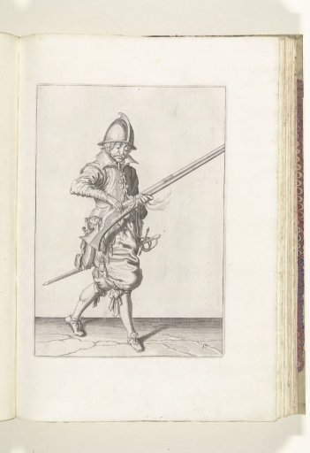 Soldier closing the pan of his musket (no. 17), ca. 1600