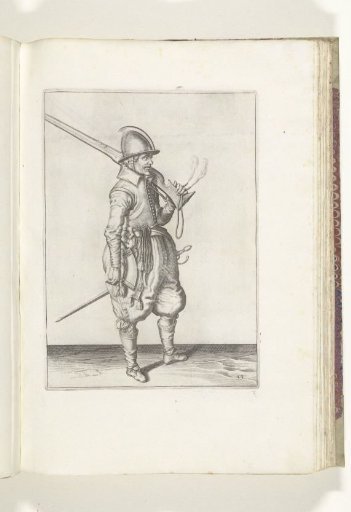 Soldier carrying his musket on his shoulder (no. 33), ca. 1600