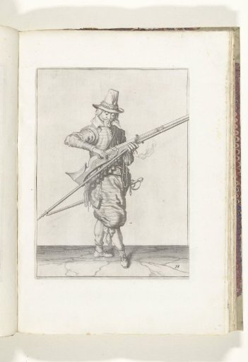 Soldier closing the pan of his musket (no. 18), ca. 1600