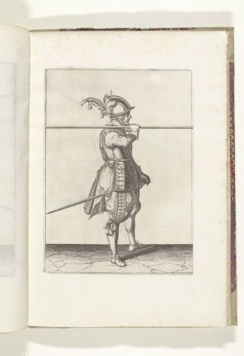 Soldier carrying his pike horizontally on his right shoulder (no. 10), ca. 1600