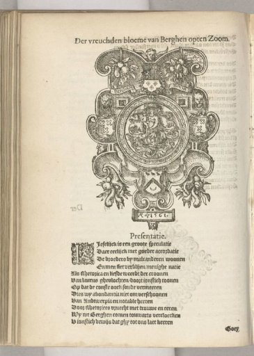 Display of De Vreugdebloem (Bergen op Zoom), 1561