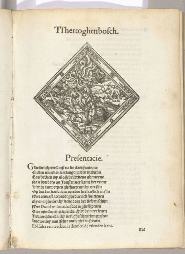 Display of Den Vierighen Doorn ('s-Hertogenbosch), 1561