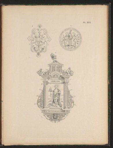 Coats of arms of De Groeiende Boom (Lier) and De Bloeiende Wijngaard (Berchem), 1561