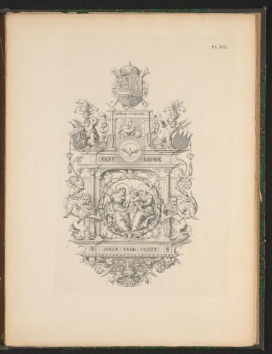 Coat of arms of De Lelikens uten Dale (Zoutleeuw), 1561