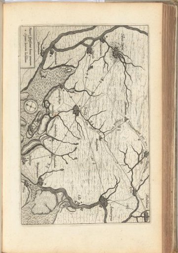 Map of the land around Breda, 1624-1625
