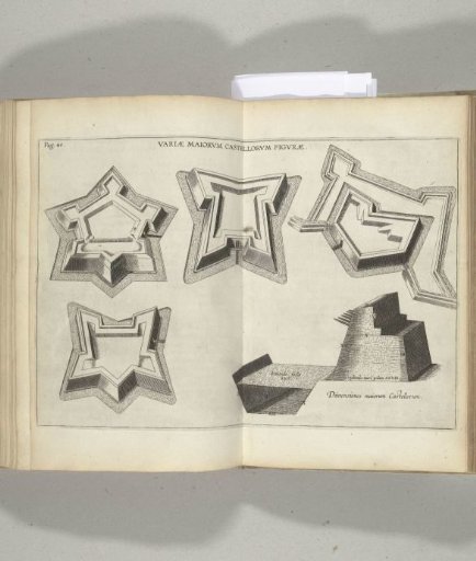 Various of the most important types of redoubts and fortifications, 1624-1625