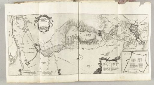Map of the Siege of Bergen op Zoom, 1622