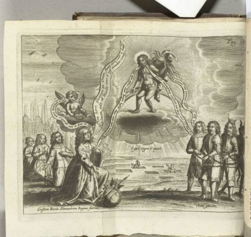Satirical print on Cromwell and Mazarin, 1656