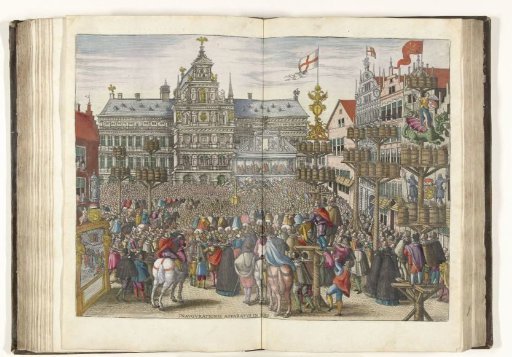 Inauguration on the Grote Markt, 1599