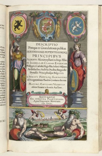 Title Print for the Description of the Entry of Albert and Isabella in Ghent, 1599