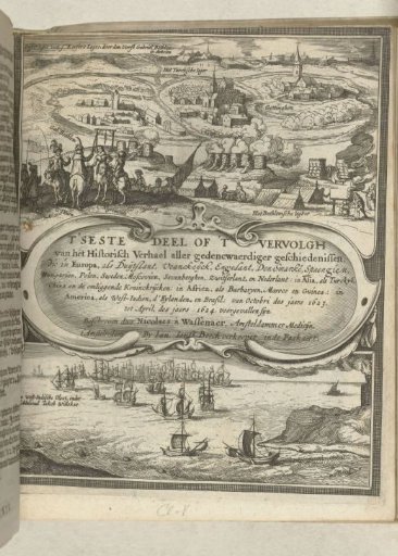 Title page of Historisch verhael, volume 2 (part 6), 1624