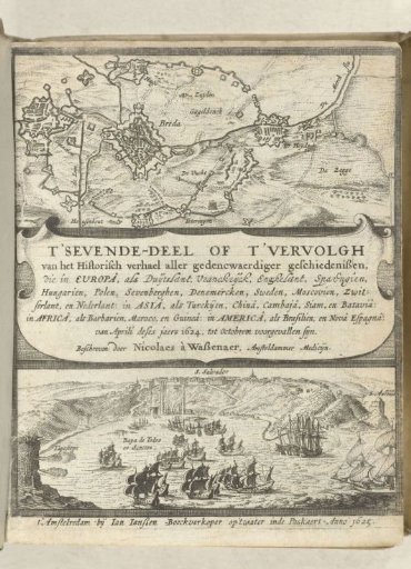 Title page of Historisch verhael, volume 3 (part 7), 1624