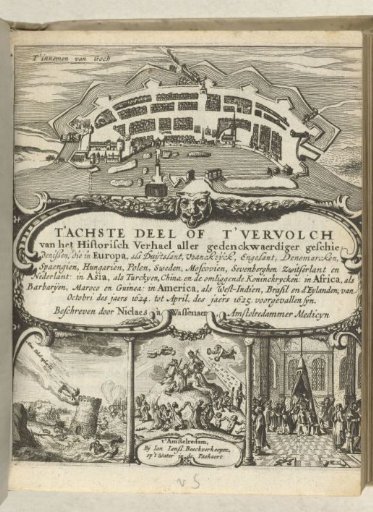 Title page of Historisch verhael, volume 3 (part 8), 1624-1625