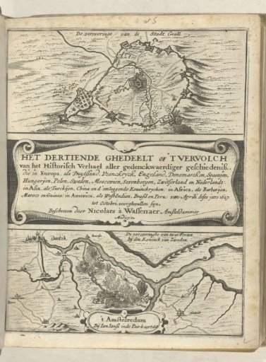 Title page of Historisch verhael, volume 5 (part 13), 1627