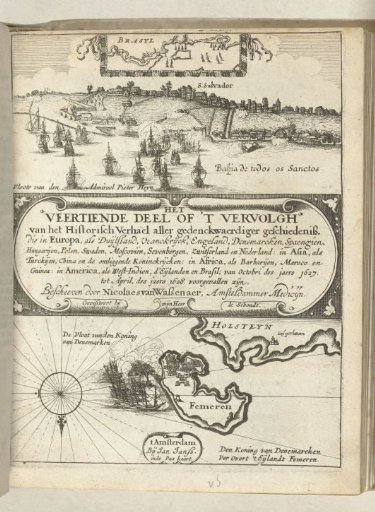 Title page of Historisch verhael, volume 5 (part 14), 1627-1628