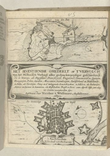 Title page of Historisch verhael, volume 6 (part 17), 1629