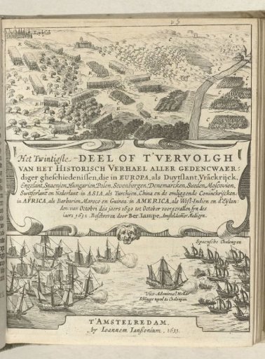 Title page of Historisch verhael, volume 7 (part 20), 1630-1631