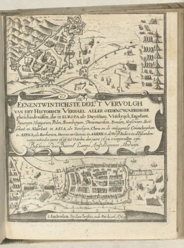 Title page of Historisch verhael, volume 7 (part 21), 1631-1632